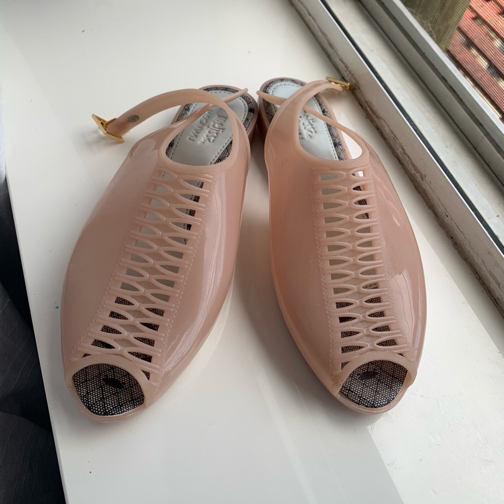 Melissa + Jason Wu Rubber Upper Sandals